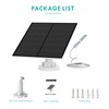 5W Solar Panel for Security Camera Outdoor, 5V USB Solar
