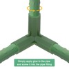 M METERXITY 12 Pcs 11mm Greenhouse Frame Building Connectors, 4