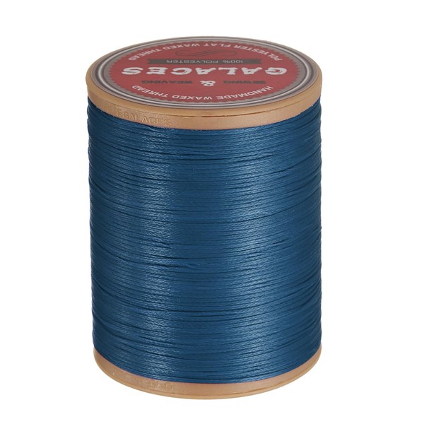 sourcing map Flat Leather Sewing Waxed Thread, 190m / 208
