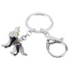 BAMAY Enamel Alloy Novelty Wolf Keychain for Women Girls Animals