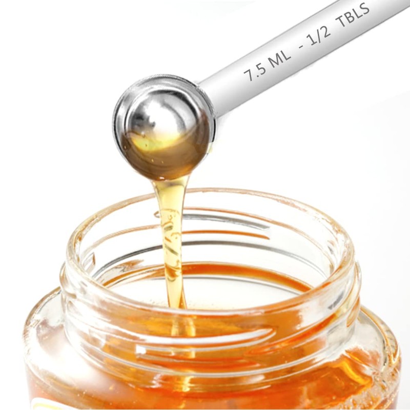 Measuring Spoons Set, 6 Pcs Set Stainless Steel Measuring Spoon