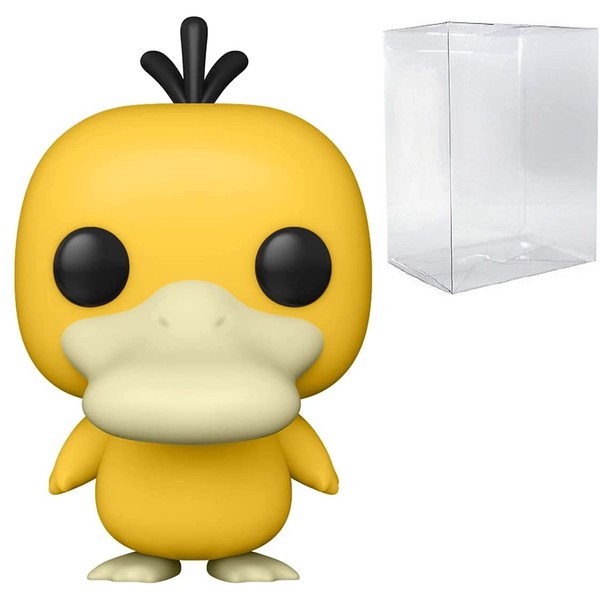 POP Psyduck Funko Pop! Vinyl Figure (Bundled with Compatible Pop Box Protector Case), Multicolored, 3.75 inches