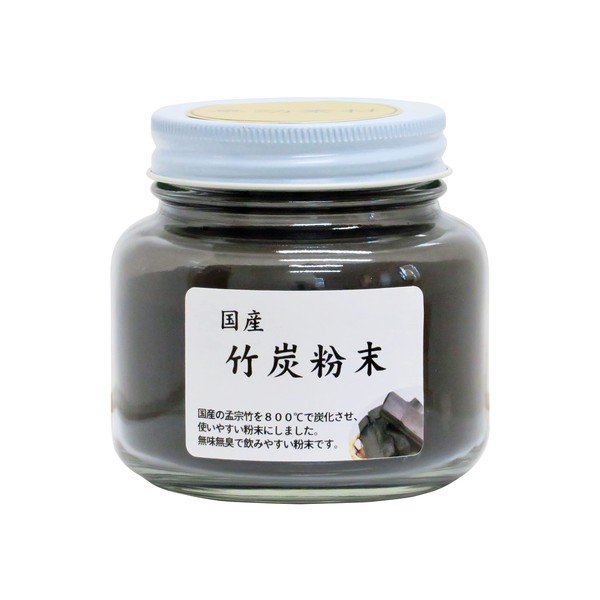 Natural Health Co. Bamboo Charcoal Powder, Made in Japan, 4.6 oz (130 g), Sealed Container