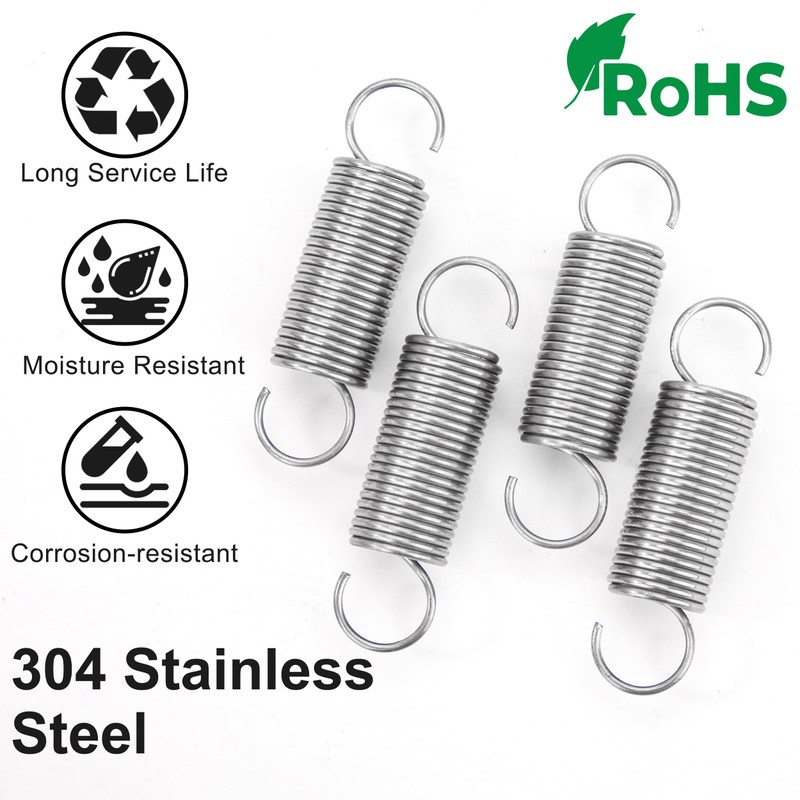 GUNGY Tension Springs with Hooks Stainless Steel Tension Spring Tension