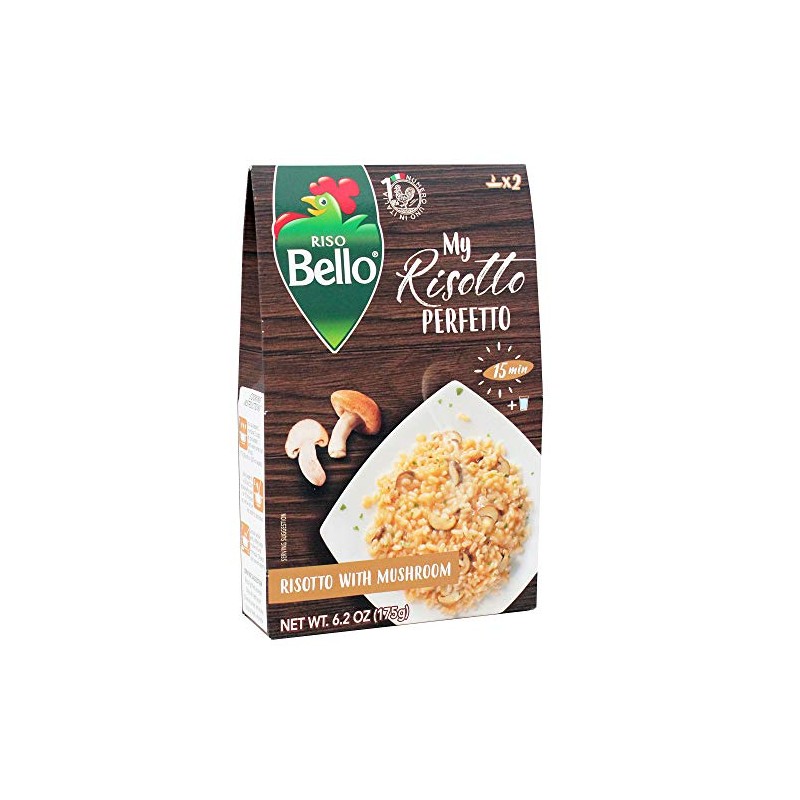 Riso Bello Porcini Mushroom Ready Risotto From Riso Bello, 6.2-Ounce