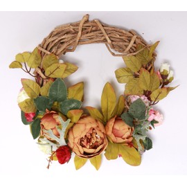 Artificial Flower Half Wreath