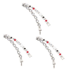 FOMIYES 3pcs Adjustable Wrist Bracelet Magnets Fashion Jewelry Improve Sleep Enhance Mood