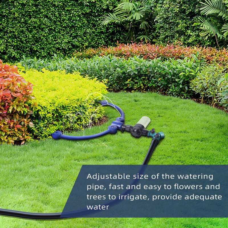 360° Tree Water Sprinkler,Tree Root Watering Tool,Water Ring Sprinkler Irrigation