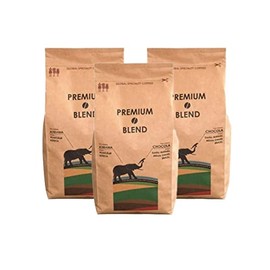 Chimoto Coffee Premium Blend (Bean Stains / 7.1 oz (200 g) x 3 Bags), Coffee Beans (Brazil Chocolat, Kenya, Kimama), Roasted Blended Coffee, 2 Types, Gift Set