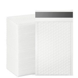 Bubble Mailers, 4x7 Inch Padded Bubble Mailers Pack of 100 Bubble Envelopes Opaque Self Seal Adhesive Waterproof Bags for Shipping and Packaging (White, 4x7-100Pc)