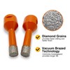FEWELL Diamond Core Drill Bit, 3/8" 2PCS, 10MM Vacuum Brazed