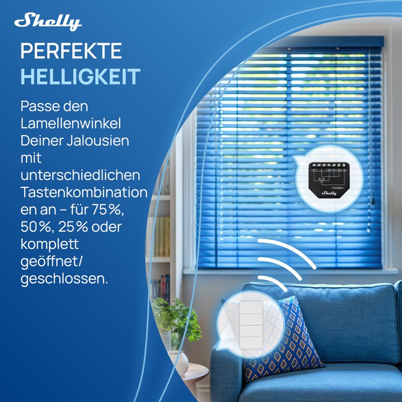 Shelly Shutter (2 Pieces) & BLU RC Button 4 (Bundle)