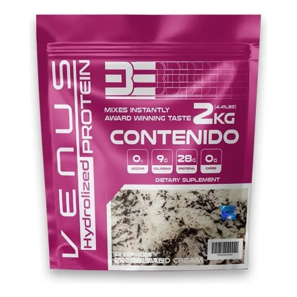 Be Venus 100% Proteina Whey Isolate 2 Kg 52 Serv