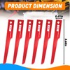 6Pcs P4EV-6 Air Reciprocating Saw Blades(4” 18 TPI) for Standard