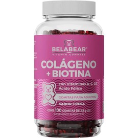 BELABEAR - Colágeno + Biotina 100 Gomitas by Belabear