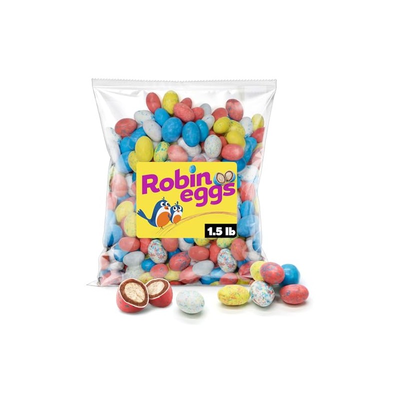 Robin Eggs Malted Milk Balls Minis - Easter Candy Coated