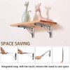 DOMI PRO 2pcs 350mm Folding Wall Shelf, Garage Shelf Support