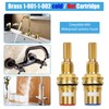 Brass 1-001 & Brass 1-002 Ceramic Valve Cartridge Set, Replacement