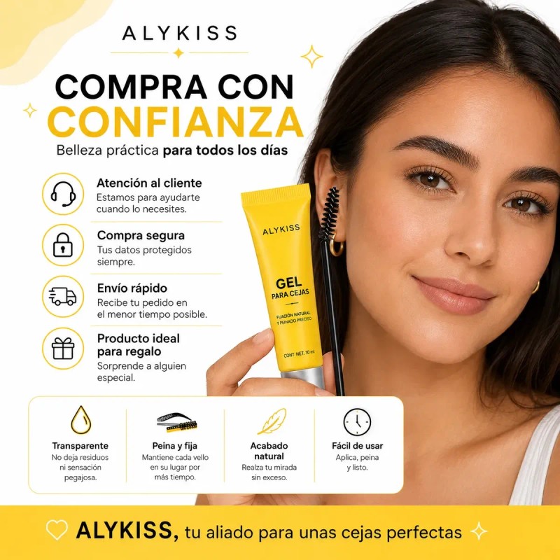 Gel Para Cejas Ceja Guapa Color Transparente Impermeable