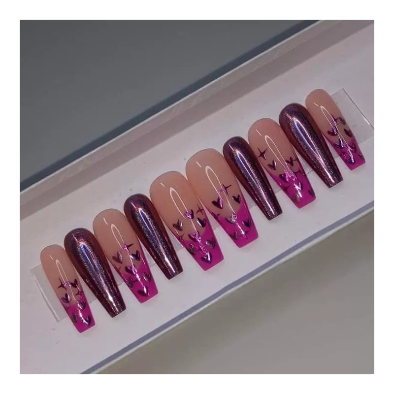 Perfect Nails Press On Uñas Postizas Press On San Valentin