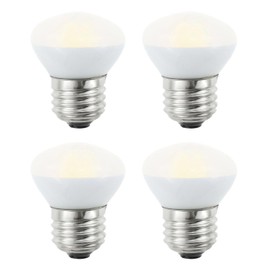 Greeogin R14 LED Bulb 4W(40W Equivalent) Mini Reflector Flood Light Bulbs 5000K Daylight, Curio Cabinet Light Bulb, Non-Dimmable, E26 Base Short Light Bulbs, 4-Pack