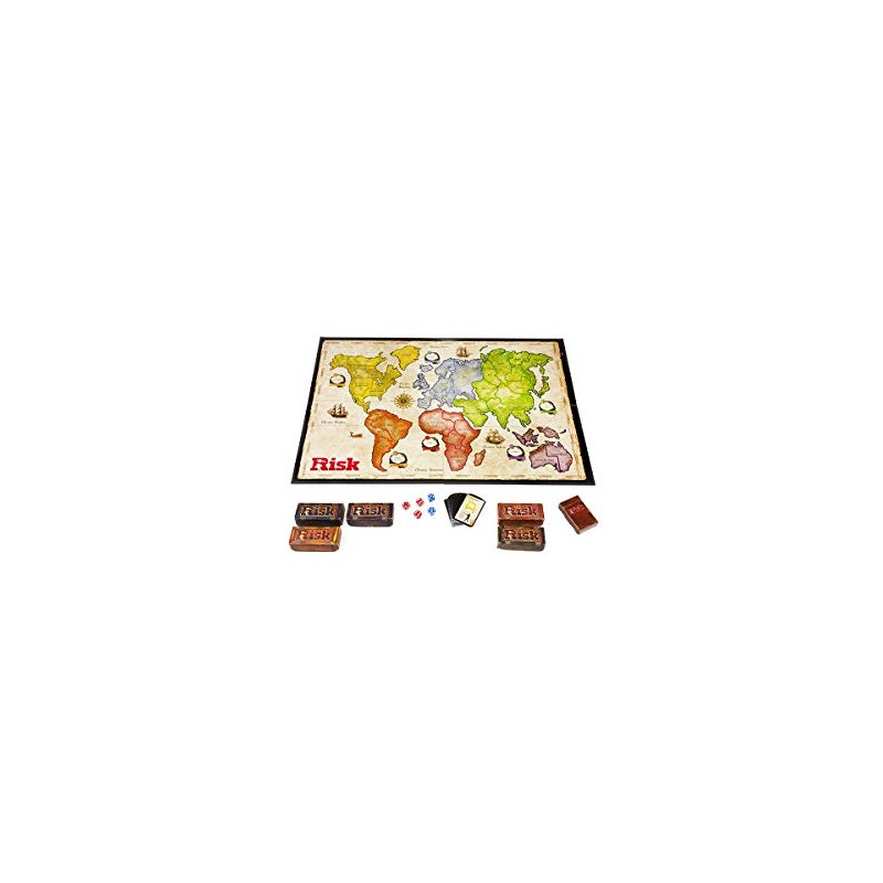 Hasbro Risk Juego Estratégico de Conquista 2-5 Jugadores