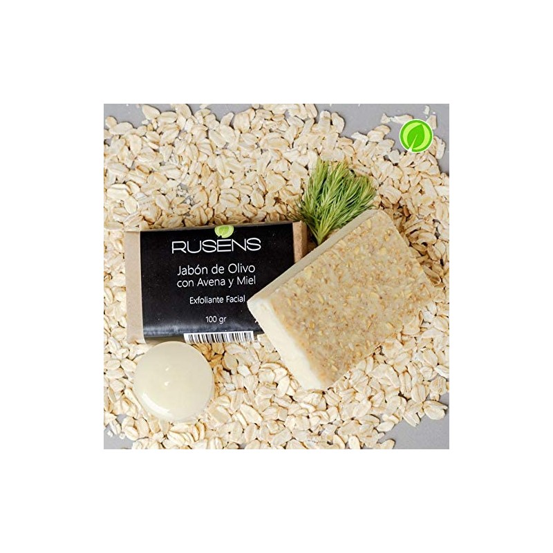 Rusens - Kit de 3 Jabones de Avena con Miel