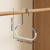Pack of 5 Belt Ring Belt Holder, Wardrobe Organiser for