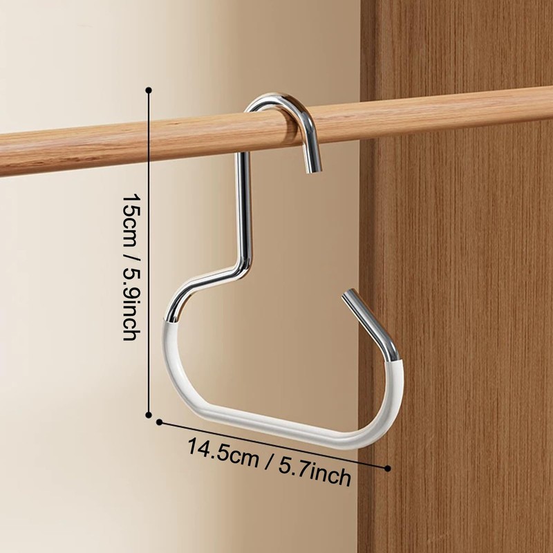 Pack of 5 Belt Ring Belt Holder, Wardrobe Organiser for