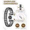 Feraco 5X Strength Magnetic Therapy Bracelet for Men - Titanium