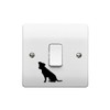 Jack Russell Pet Dog Silhouette 14 Cute Stickers Pack -