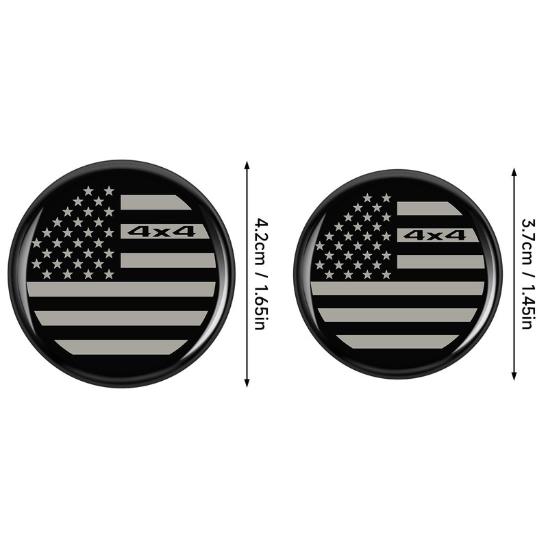 DWKJMYCP 3 PCS Keyhole Covers for 2018-2025 2026 Jeep Wrangler