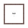 9x9" Square Picture Frame, Display Pictures 5x5" With Mat or