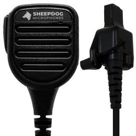 SHEEPDOG MICROPHONES SD28-MT3 Police Remote Shoulder Speaker Microphone, Compatible with Motorola XTS 2500 XTS 5000 HT 1000 MTX 8000 MTX 9000 EF Johnson 5100 and Viking VP900 Two Way Radios