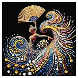 Tontut - Kit de pintura de arte de diamantes, diseño de mosaico 5D para principiantes y adultos, se puede regalar a familiares y amigos, ideal para decorar paredes del hogar y la oficina