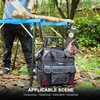 HAUTMEC 14.5" Rolling Tool Bag With Wheels Portable Tool Bag