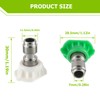 EPLZON Pressure Washer multiple degrees Nozzles Tips Set with 1/4