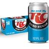 RC Cola Zero Sugar Soda, 12 Fl Oz Cans, Pack