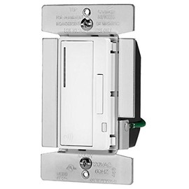 Cooper RF9536-NSG Dimmer Switch, Aspire RF 1000W Incandescent/Magnetic Low Voltage Smart System - Silver Granite by Cooper
