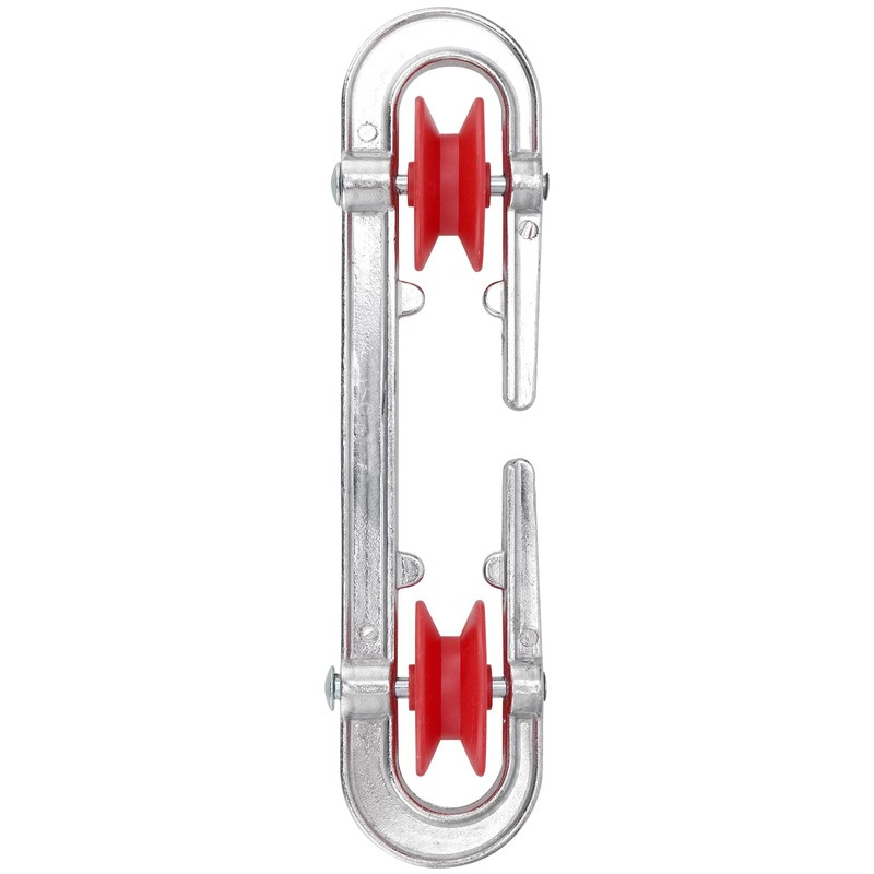 KEILEOHO 4 Pack Clothesline Spreader, Aluminum Clothesline Spreader Plastic Wheel