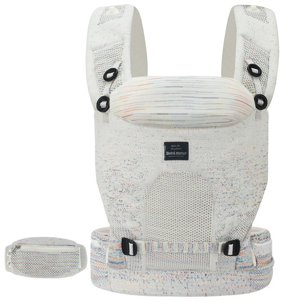 Bebamour Knit Baby Carrier Newborn to Toddler -Lightweight Baby Wrap