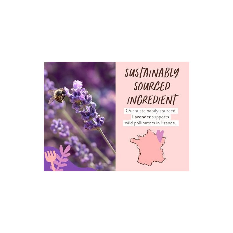 Babo Botanicals 3 In 1 Bubble Bath Shampoo Wash, Lavender