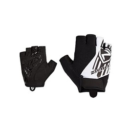 Ziener Men's Crispin Cycling Gloves, Short Finger, Breathable, Cushioning, White, 6.5