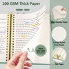 Hardcover Spiral Notebook Journal, 8"x10" Large B5 Notebooks with Removable