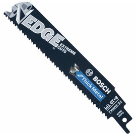 BOSCH RESM6X2-25B - 25-Piece 6 in. 8/10 TPI Edge Reciprocating Saw Blades for Thick Metal (Bulk Pack)