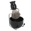 Men Beard Shave Set Brush Stand Foam Bowl Beard Brush