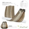 WindTouch Clip in Hair Extensions Human Hair Balayage Medium Light