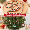 500Pcs Christmas Pony Beads Bulk Acrylic Beads for Jewelry Making