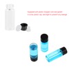 Cadbibe 4ml Clear Glass Vials with Screw Caps and Plastic