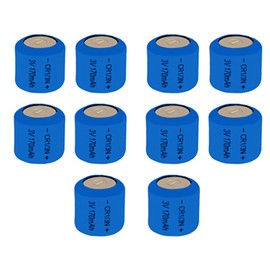 BatteryGuy CR1/3N Lithium 3V 170mAh Battery - Qty of 10